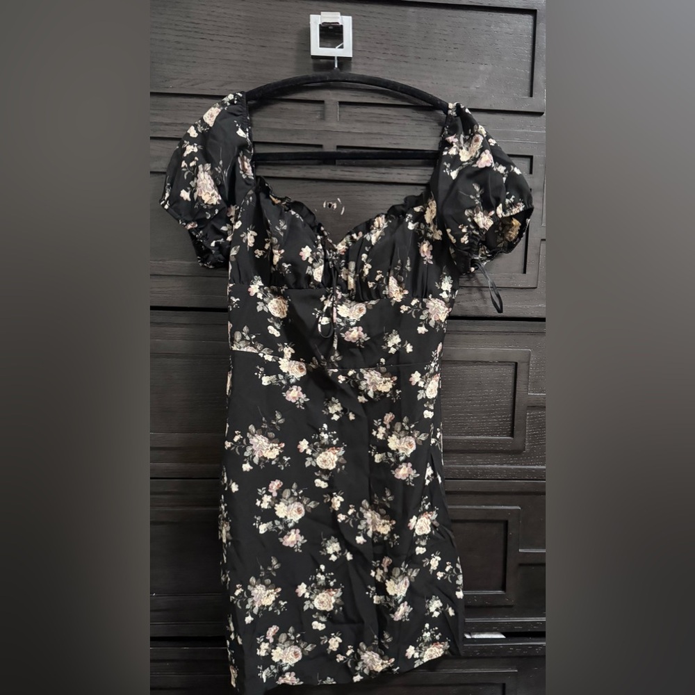 Black Floral Dress